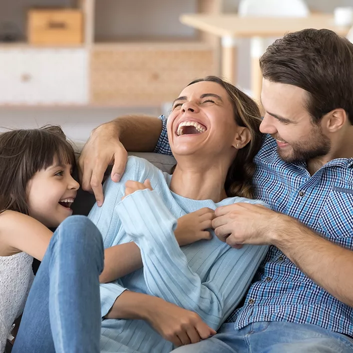 Glückliche Familie